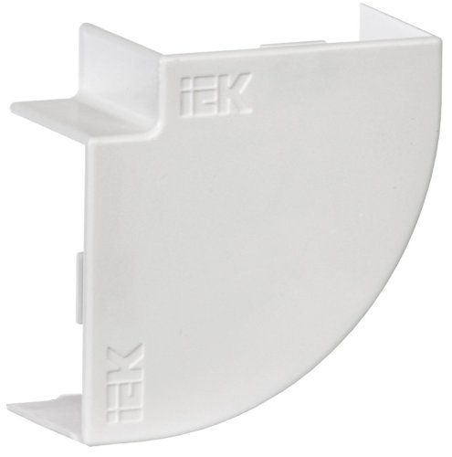Угол плоский для кабель-канала IEK Элекор 20x10мм белый  картинка